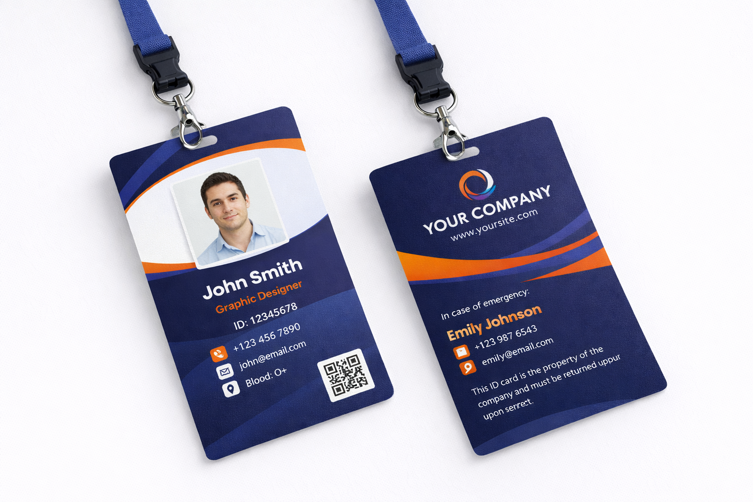 ID card sample design