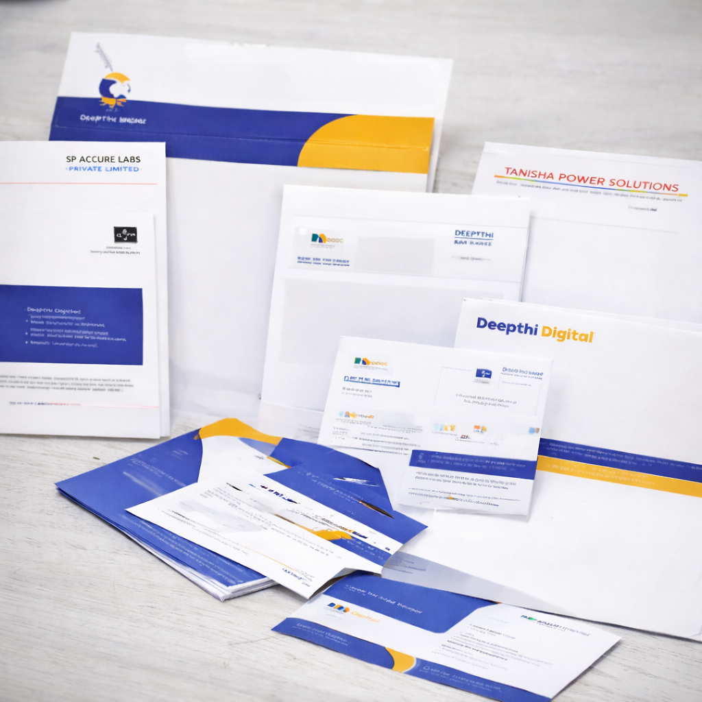 Business cards and branded stationery that feel premium